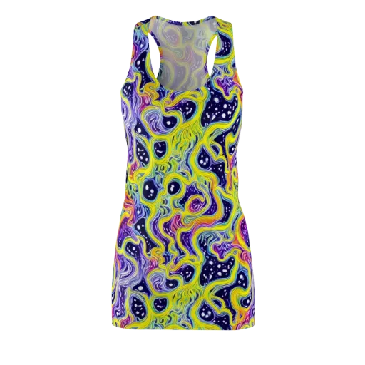 Prismatic Whirlpool on a Racerback Dress
