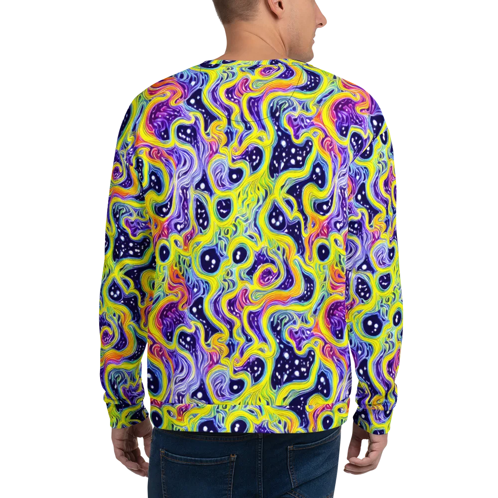 Prismatic Whirlpool on Sweatshirt — Back