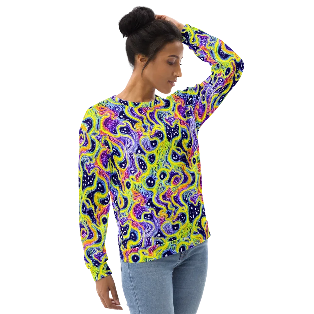 Prismatic Whirlpool on Sweatshirt — Right Front