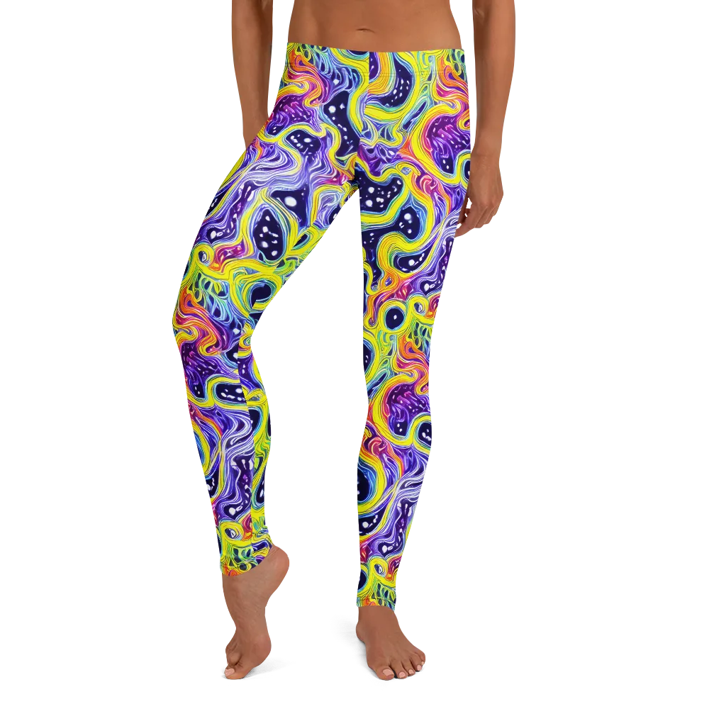 Prismatic Whirlpool on Leggings — Front