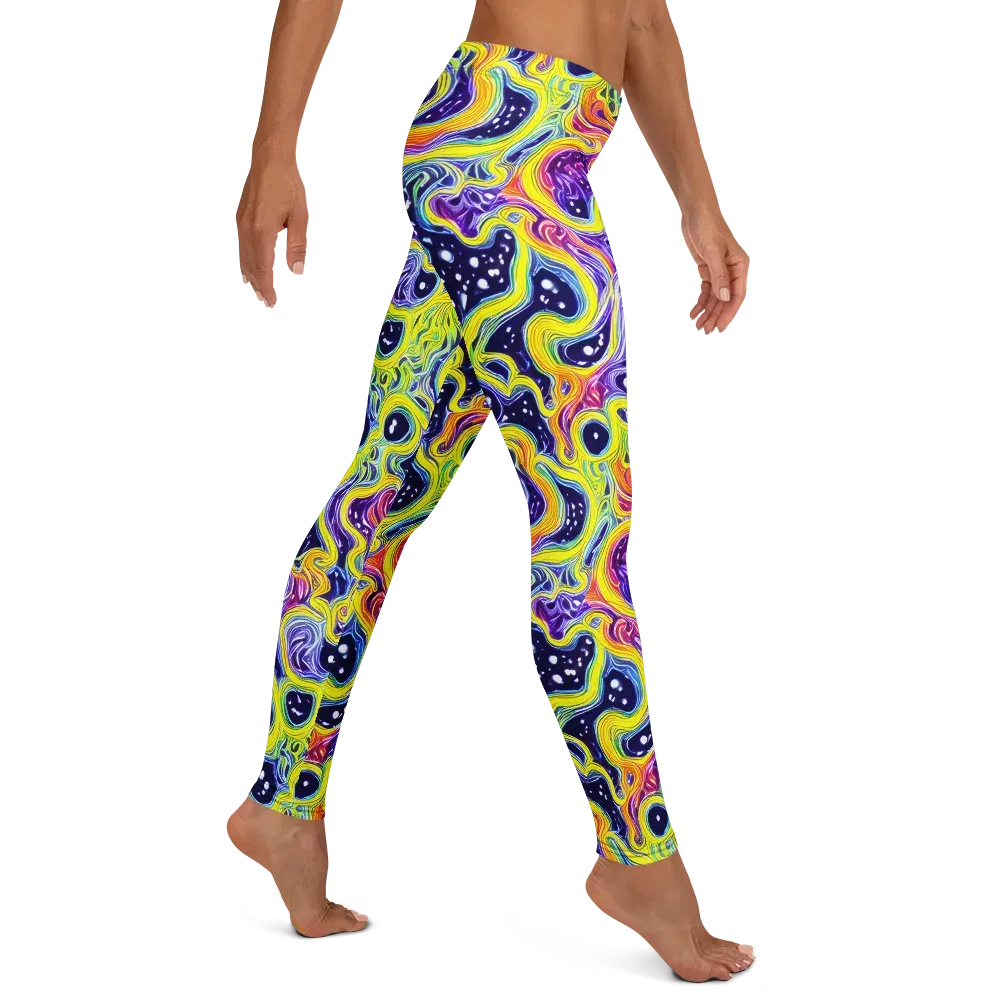 Prismatic Whirlpool on Leggings — Right