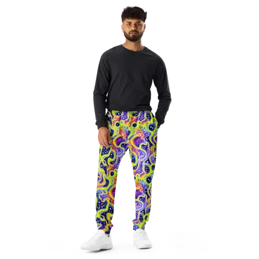 Prismatic Whirlpool on a Men's Joggers