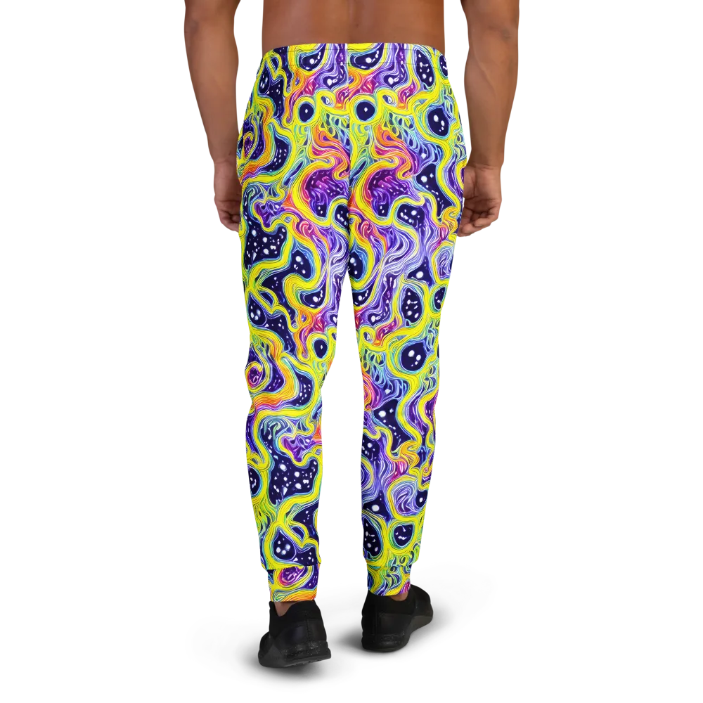 Prismatic Whirlpool on Men's Joggers — Back