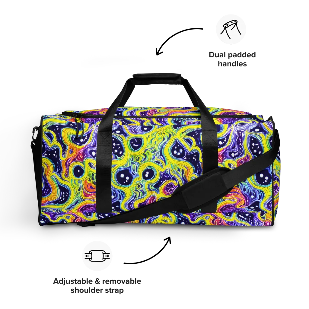 Prismatic Whirlpool on Duffle Bag — Front