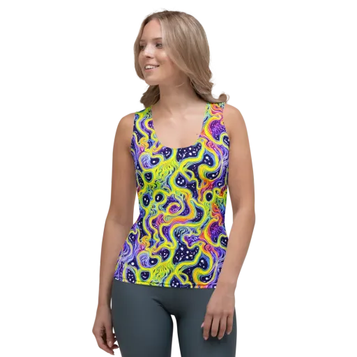 Prismatic Whirlpool on a Women's Tank Top