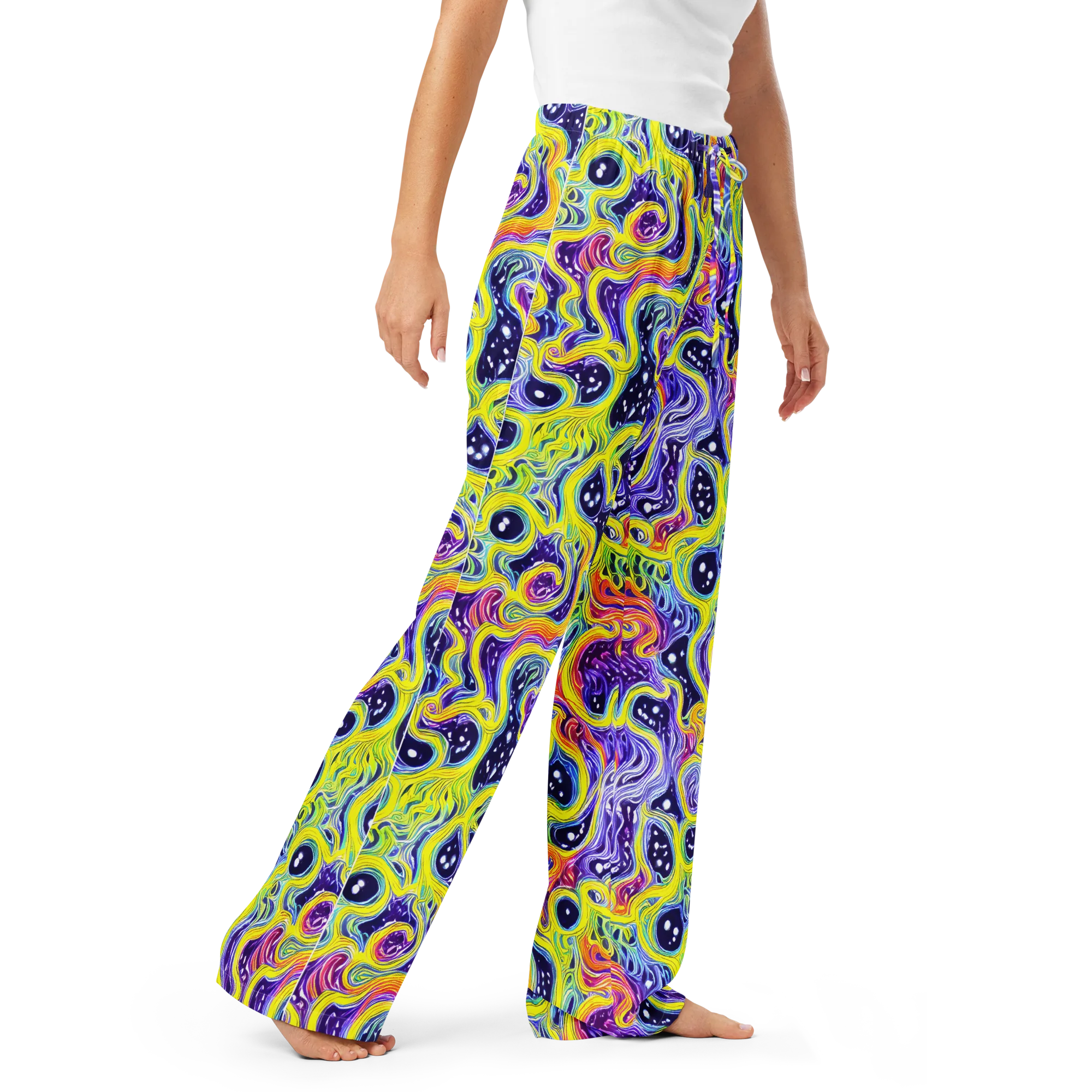 Prismatic Whirlpool on Women's Pajama Pants — Right Front
