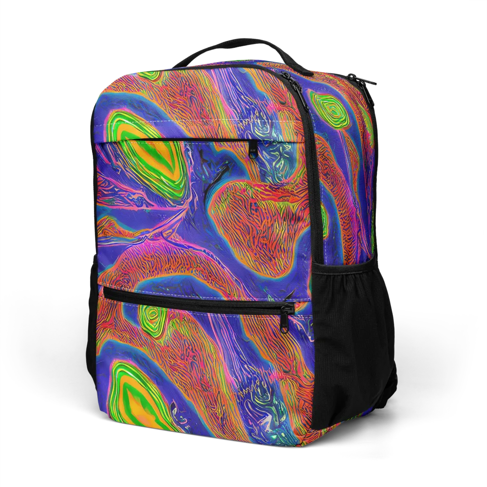 Ultraviolet Safari on Utility Backpack — Left Front