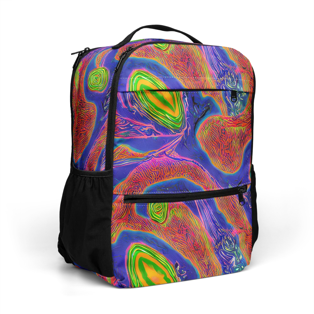 Ultraviolet Safari on Utility Backpack — Right Front