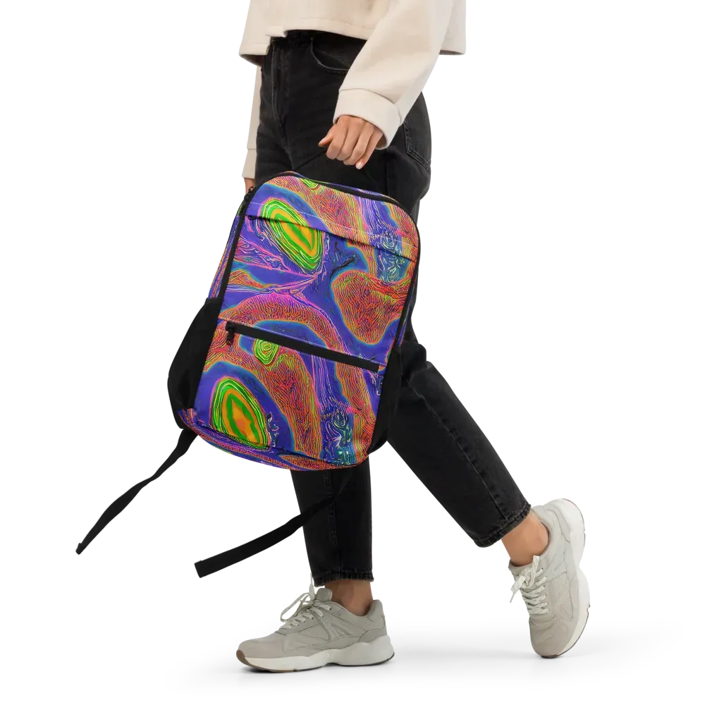Ultraviolet Safari on Utility Backpack — Front