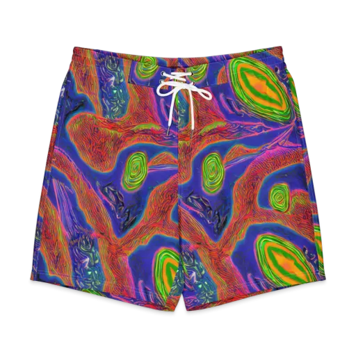 Ultraviolet Safari on a Men's Board Shorts