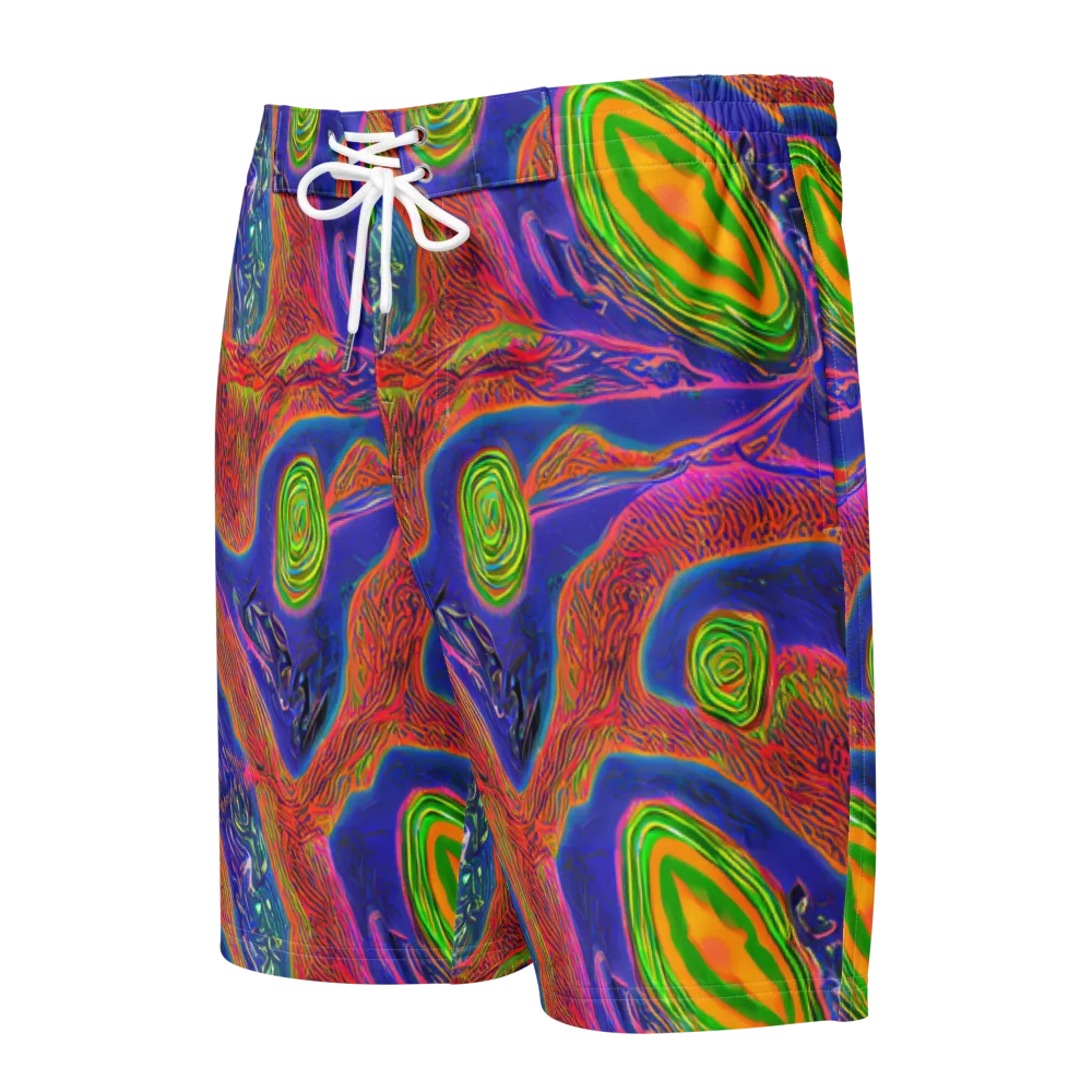 Ultraviolet Safari on Men's Board Shorts — Front