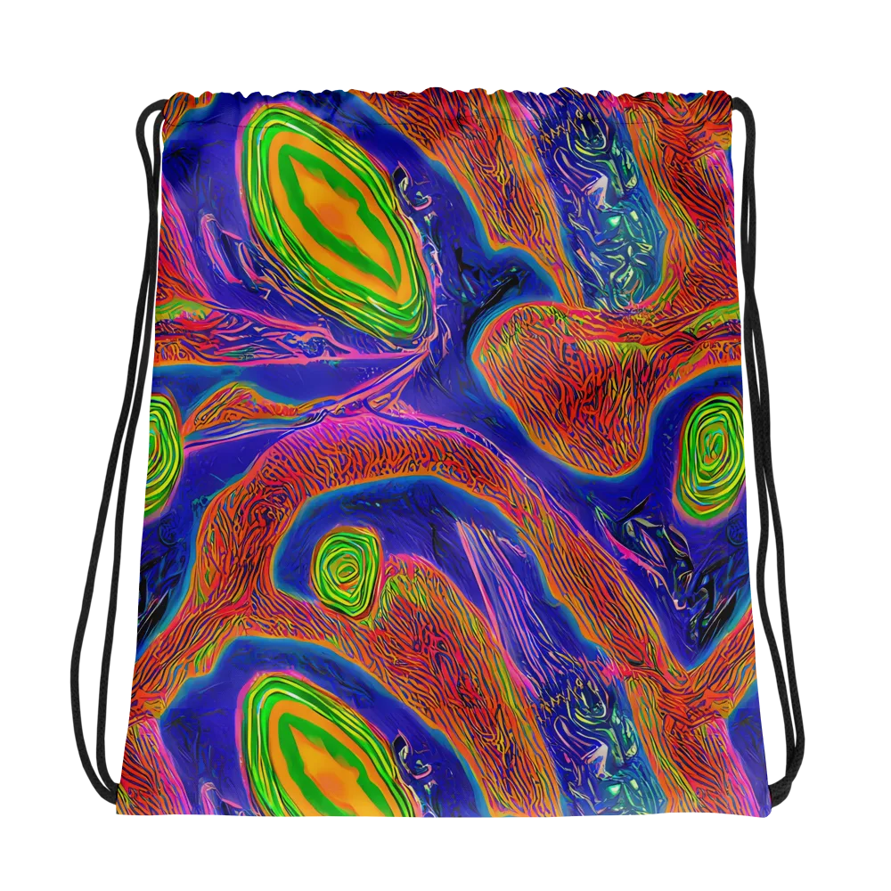 Ultraviolet Safari on Drawstring Bag — Photo