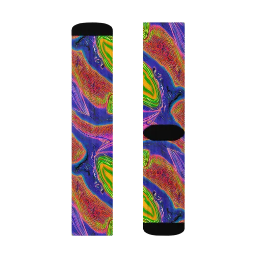 Ultraviolet Safari on a Socks