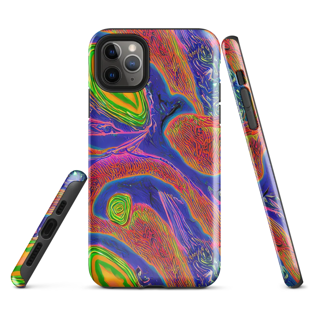 Ultraviolet Safari on Tough Case for iPhone® — Front