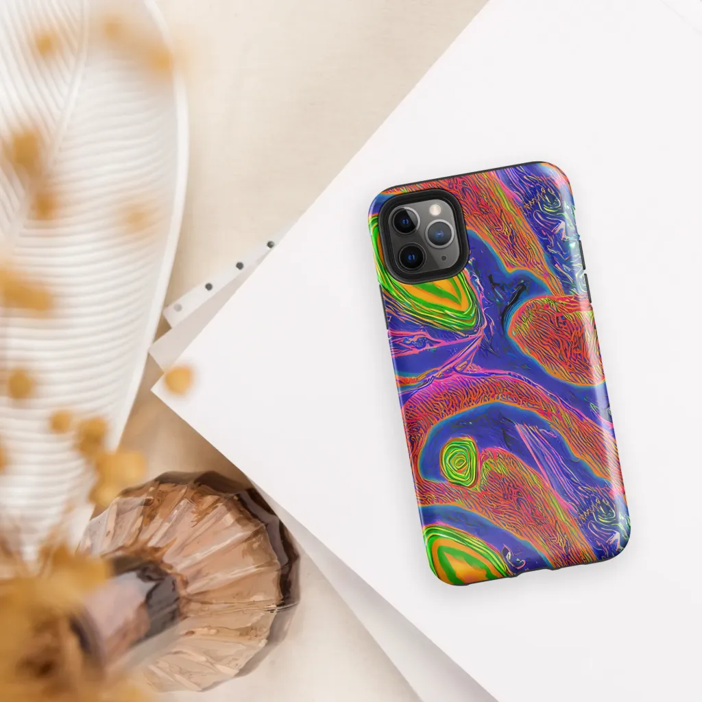 Ultraviolet Safari on Tough Case for iPhone® — Front