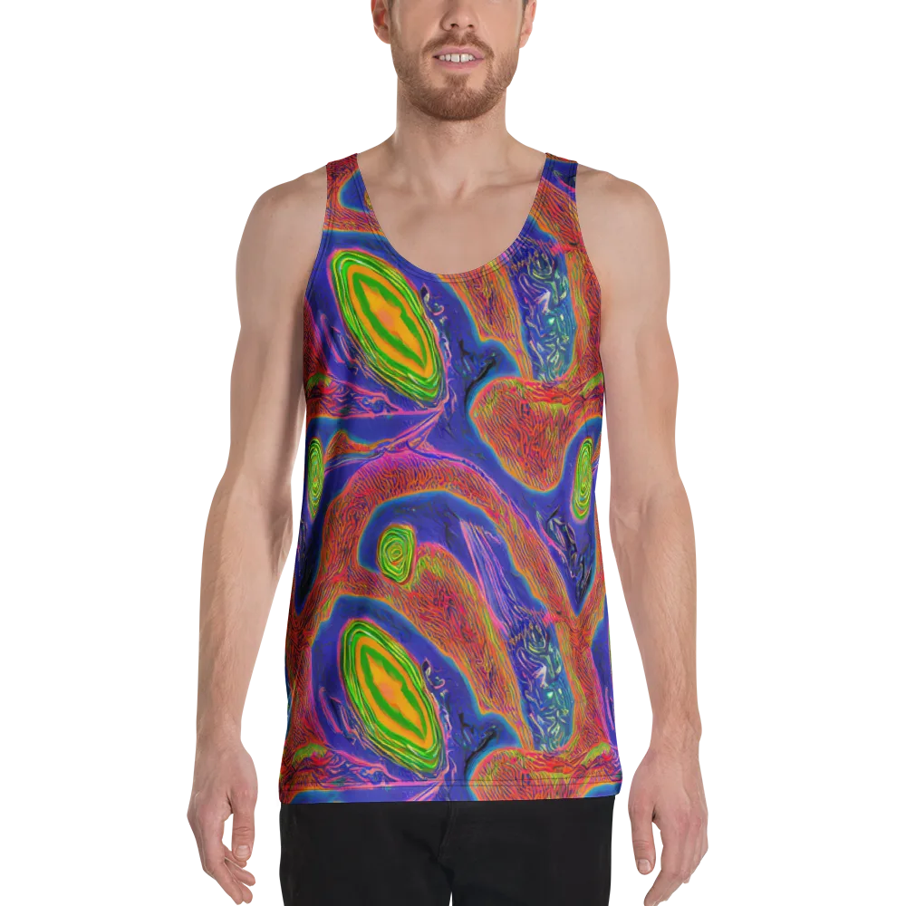 Ultraviolet Safari on Men's Tank Top — Front
