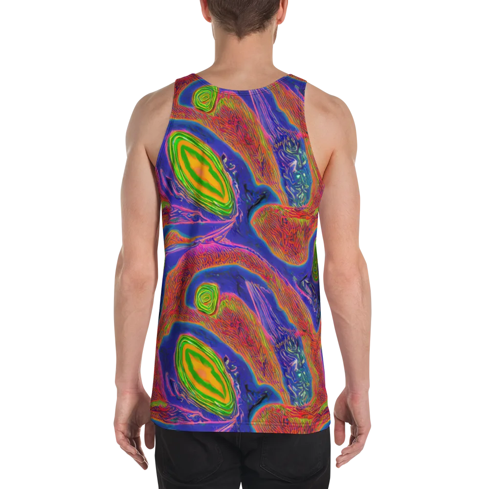 Ultraviolet Safari on Men's Tank Top — Back