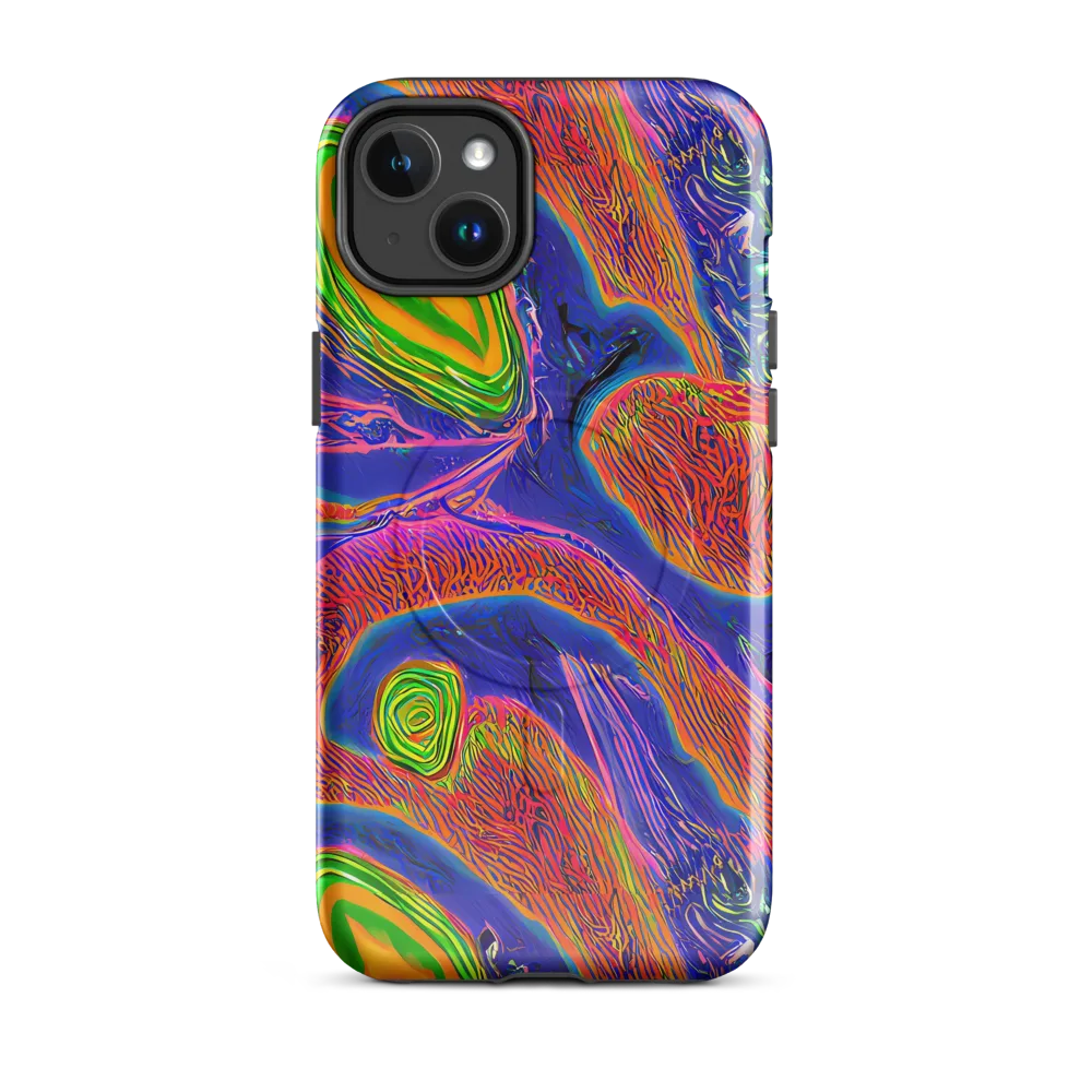 Ultraviolet Safari on MagSafe Tough Case for iPhone® — Front