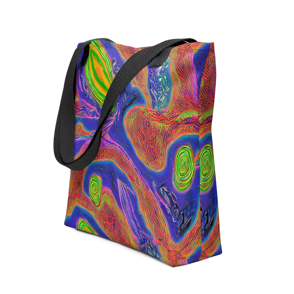 Ultraviolet Safari on Tote Bag — Front