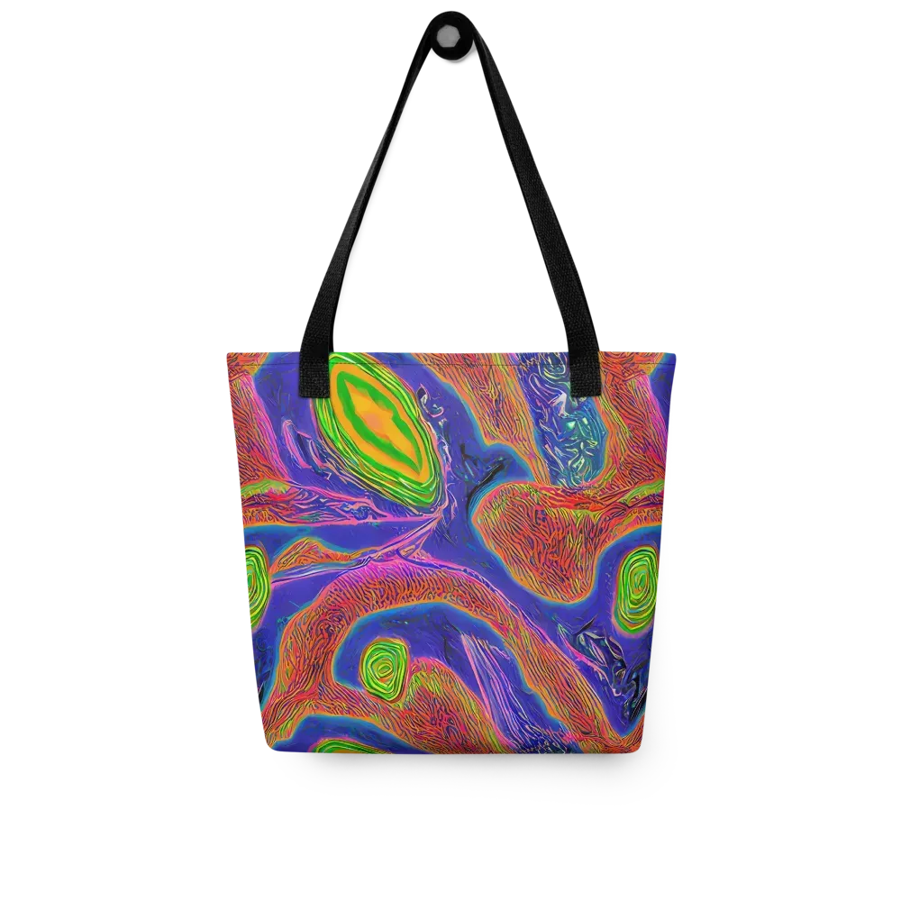 Ultraviolet Safari on Tote Bag — Front