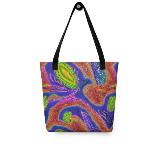 Ultraviolet Safari on a Tote Bag