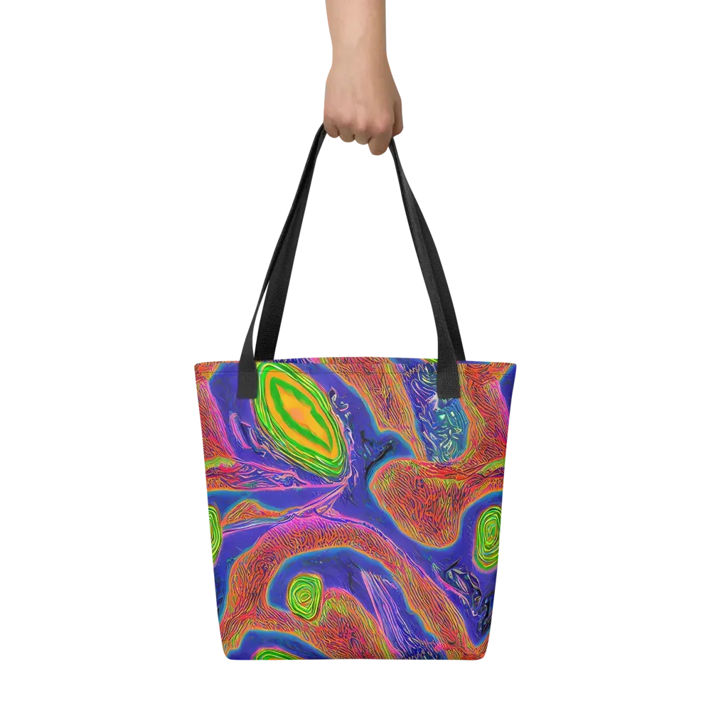 Ultraviolet Safari on Tote Bag — Front