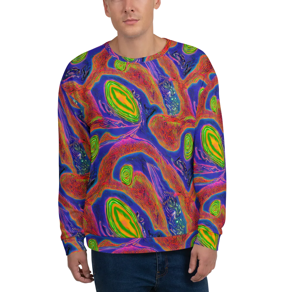 Ultraviolet Safari on Sweatshirt — Front