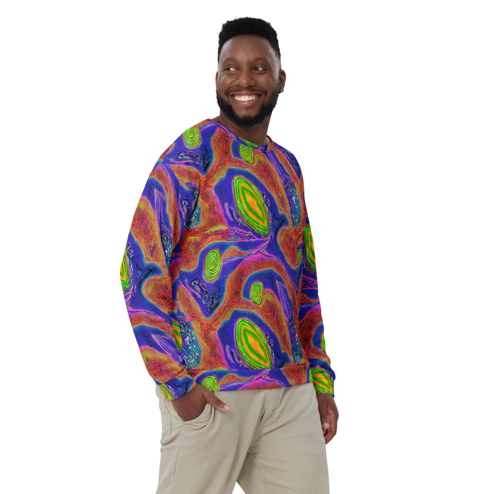 Ultraviolet Safari on Sweatshirt — Front