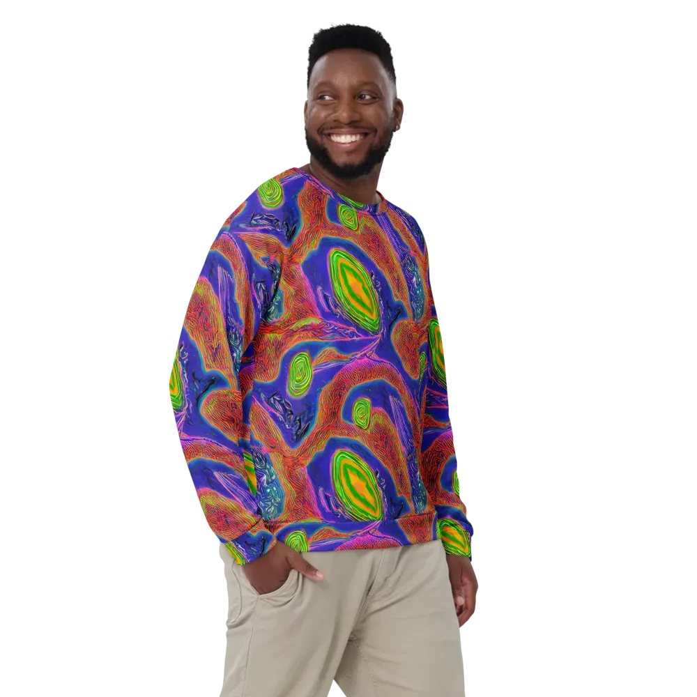 Ultraviolet Safari on Sweatshirt — Front