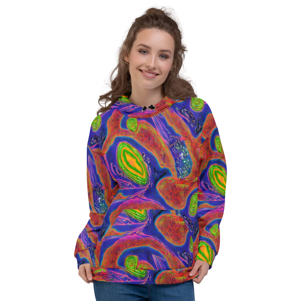 Ultraviolet Safari on Hoodie — Front
