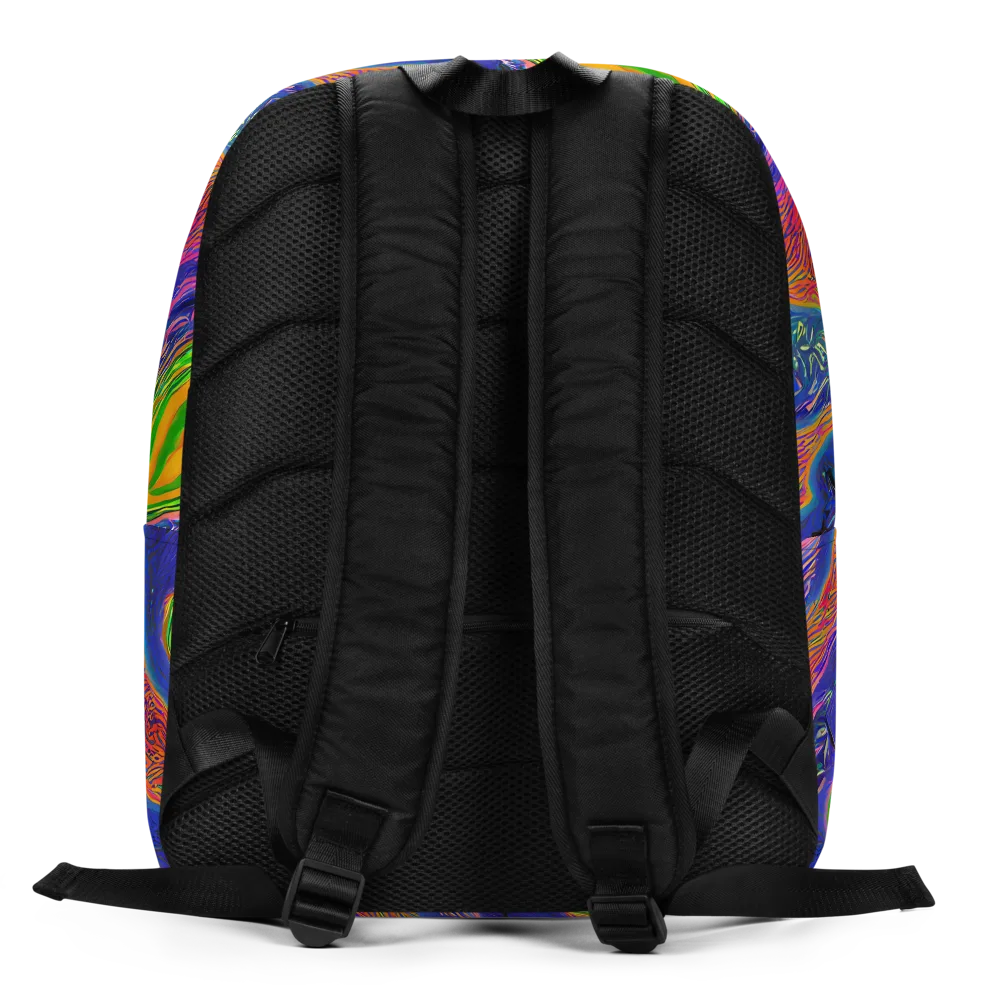 Ultraviolet Safari on Minimalist Backpack — Back