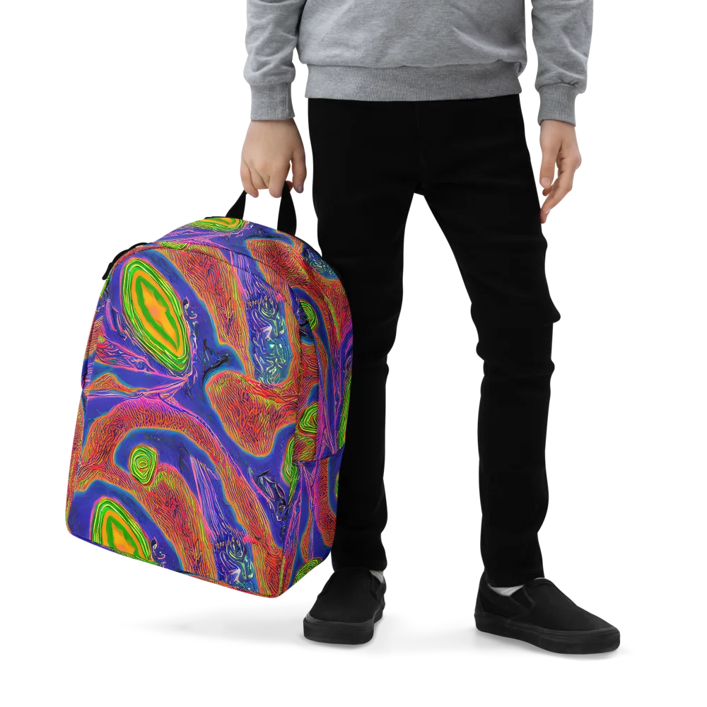 Ultraviolet Safari on Minimalist Backpack — Zoomed-in