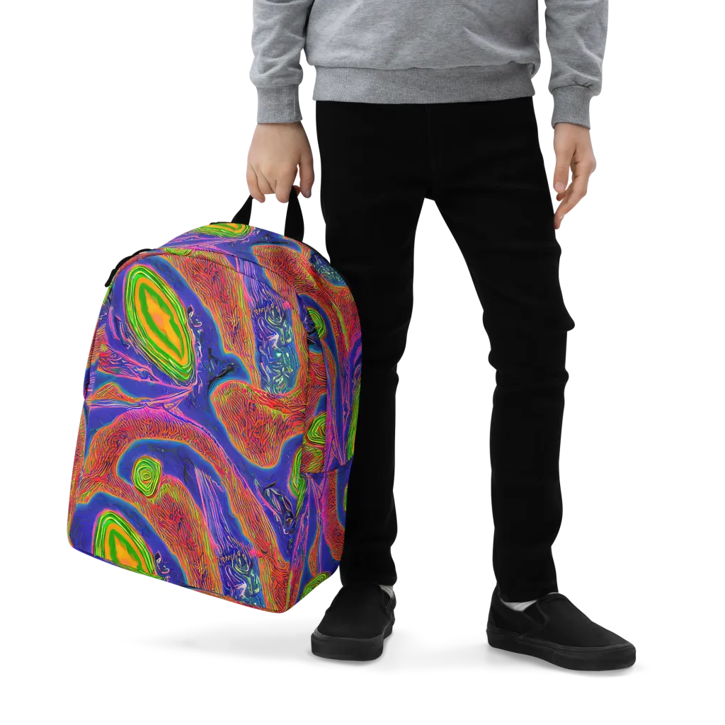 Ultraviolet Safari on Minimalist Backpack — Zoomed-in