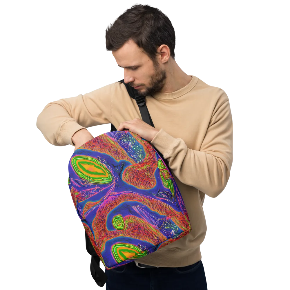 Ultraviolet Safari on Minimalist Backpack — Front