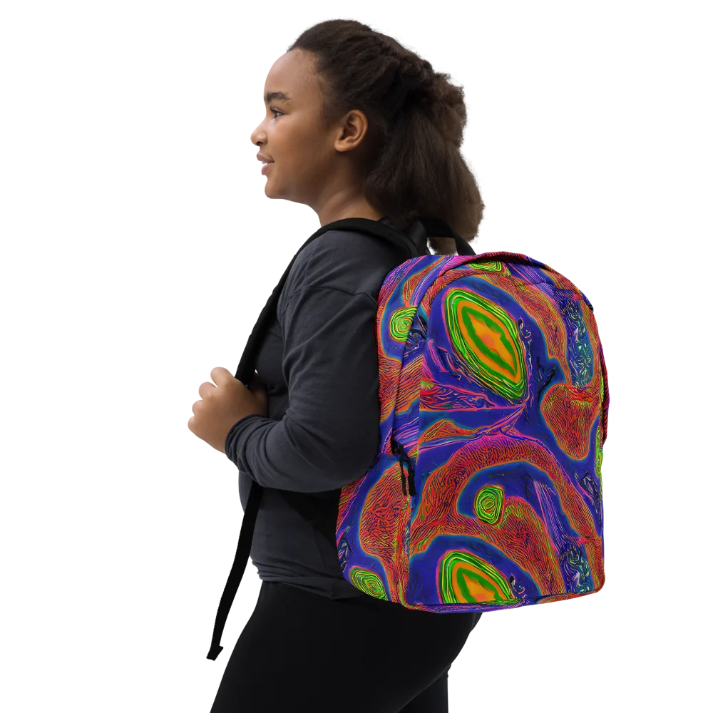 Ultraviolet Safari on Minimalist Backpack — Right Front