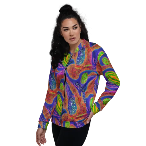 Ultraviolet Safari on a Bomber Jacket