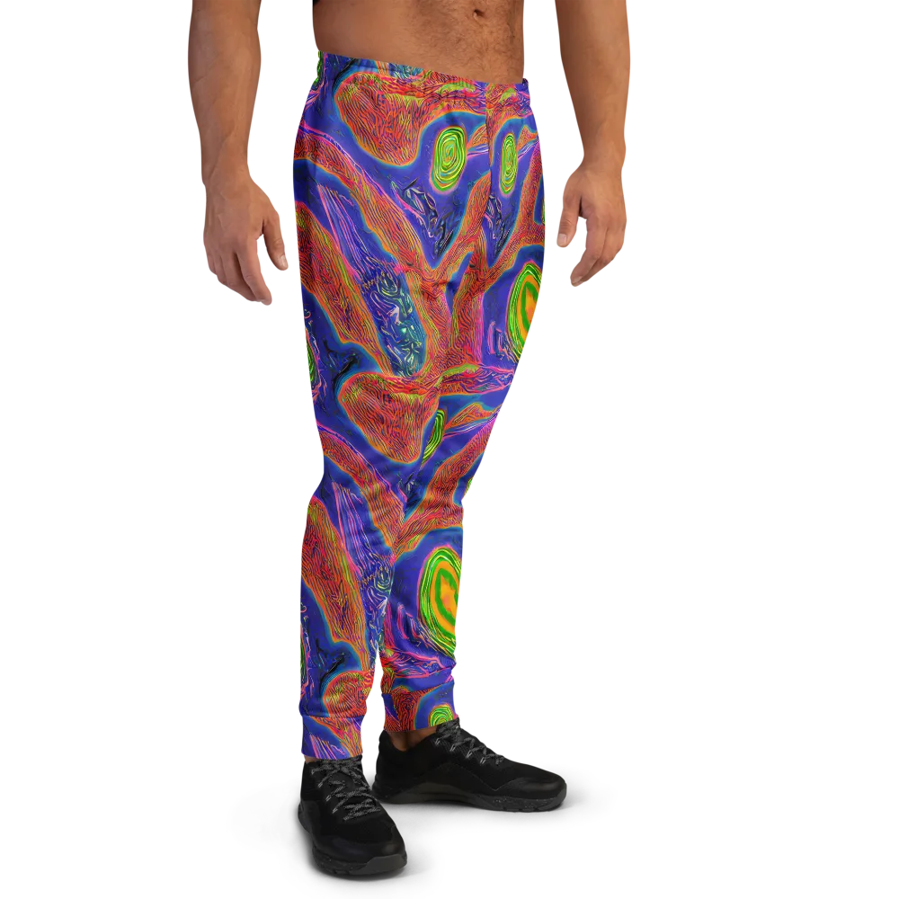 Ultraviolet Safari on Men's Joggers — Right