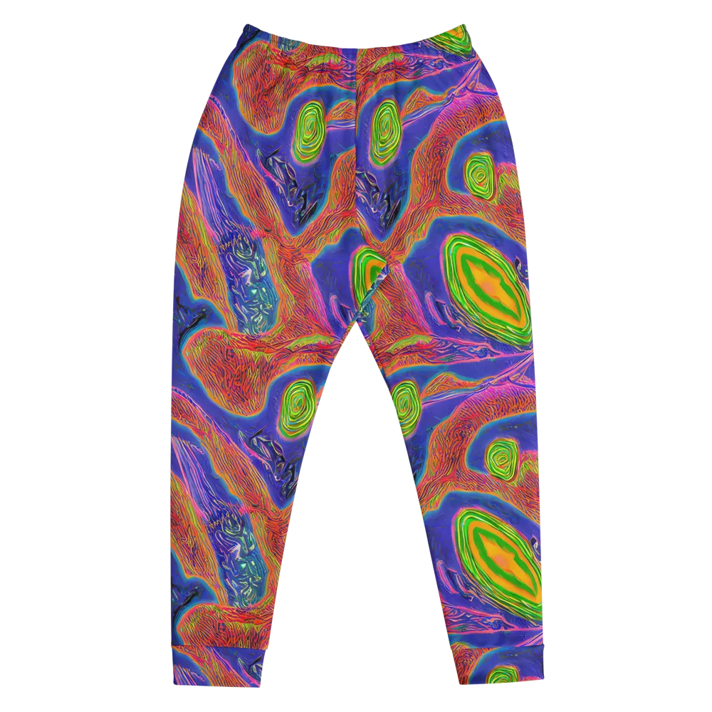 Ultraviolet Safari on Men's Joggers — Front