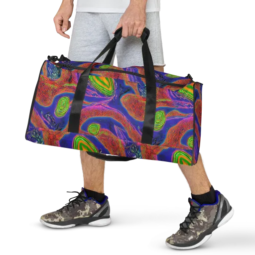 Ultraviolet Safari on a Duffle Bag