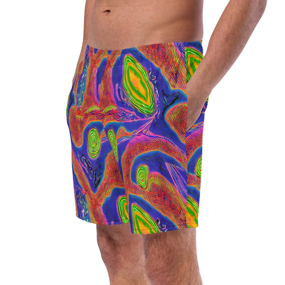 Ultraviolet Safari on Swim Trunks — Left Front