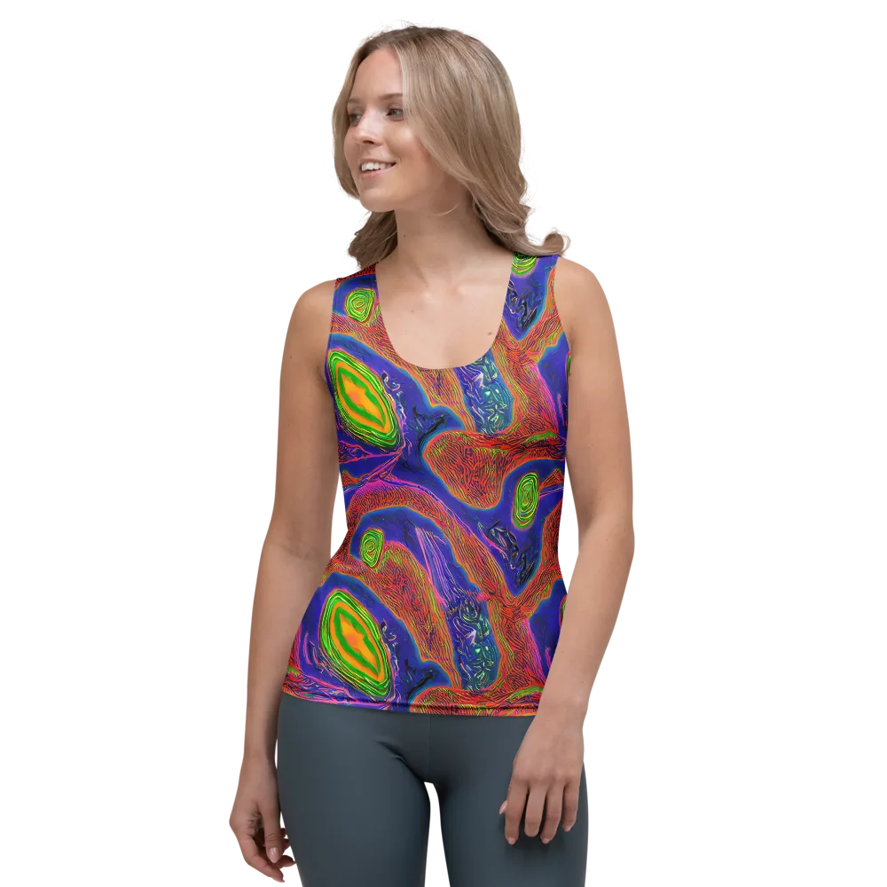 Ultraviolet Safari on Women's Tank Top — Front