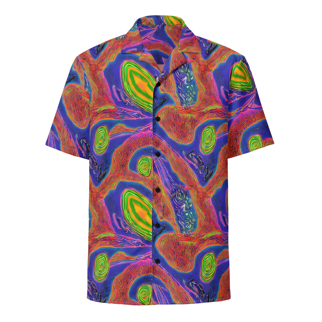 Ultraviolet Safari on Button Shirt — Front
