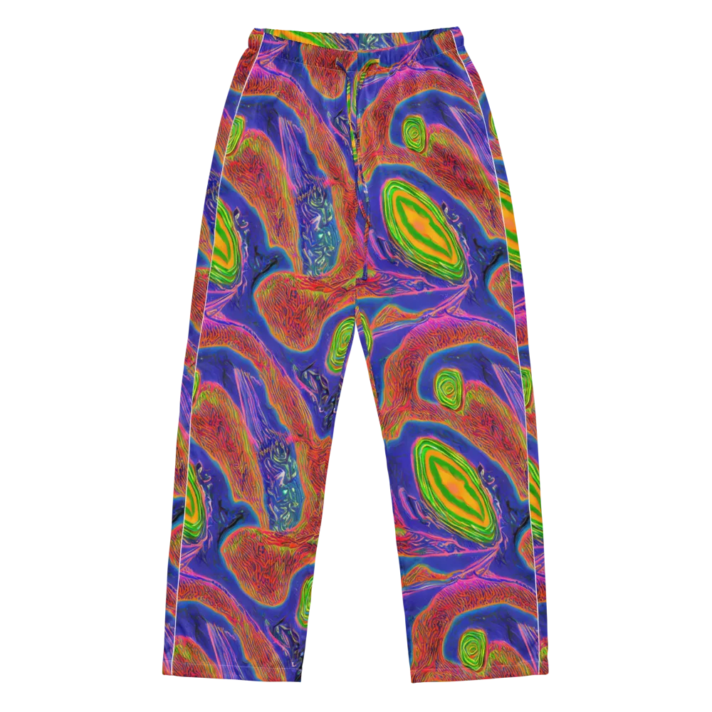 Ultraviolet Safari on Women's Pajama Pants — Front