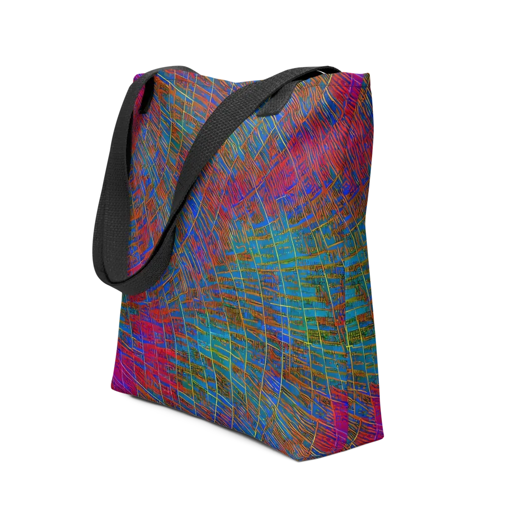 Electric Cartography on Tote Bag — Front