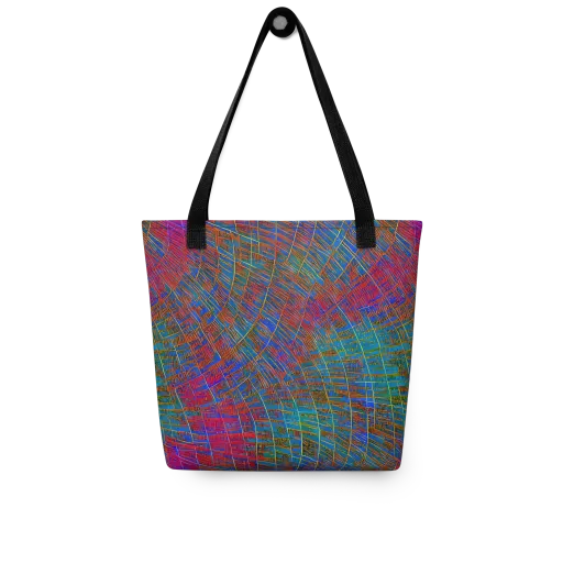 Electric Cartography on a Tote Bag
