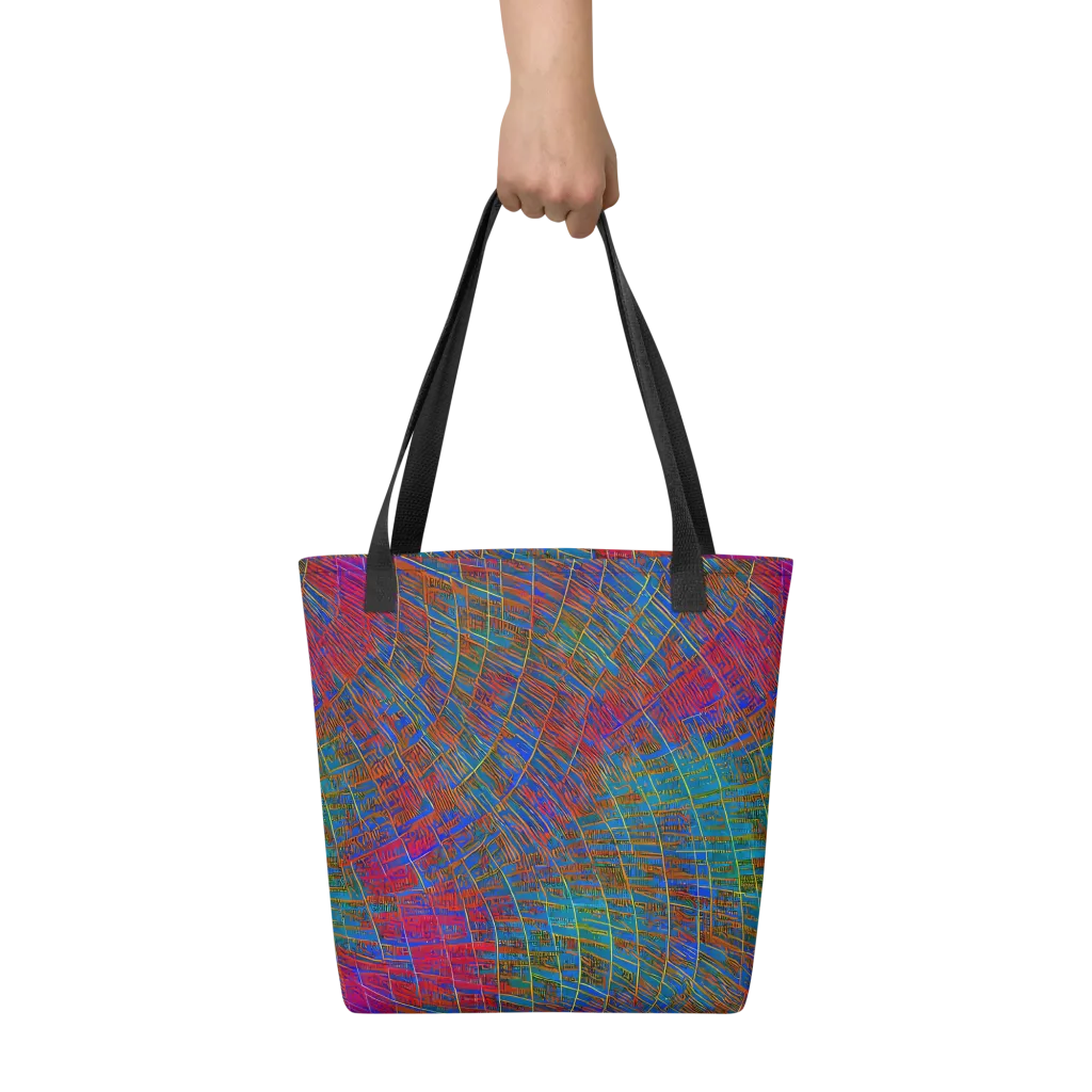 Electric Cartography on Tote Bag — Front