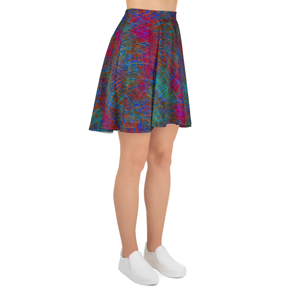 Electric Cartography on Skater Skirt — Right