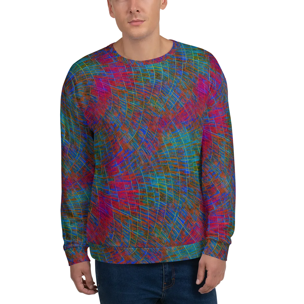 Electric Cartography on Sweatshirt — Front