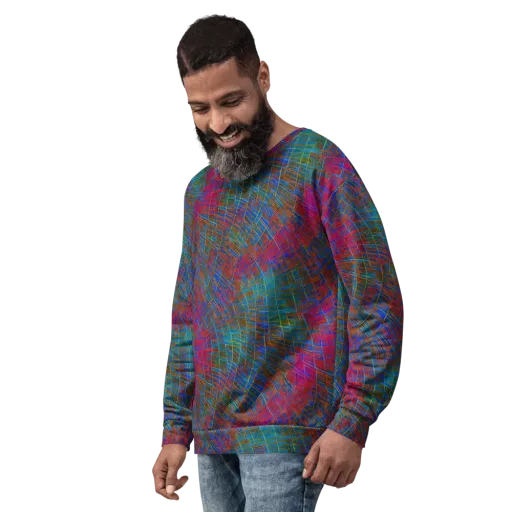 Electric Cartography on a Sweatshirt