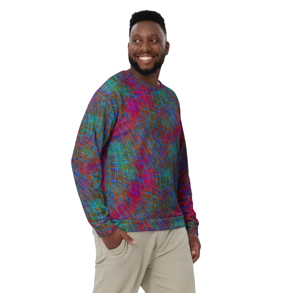 Electric Cartography on Sweatshirt — Front